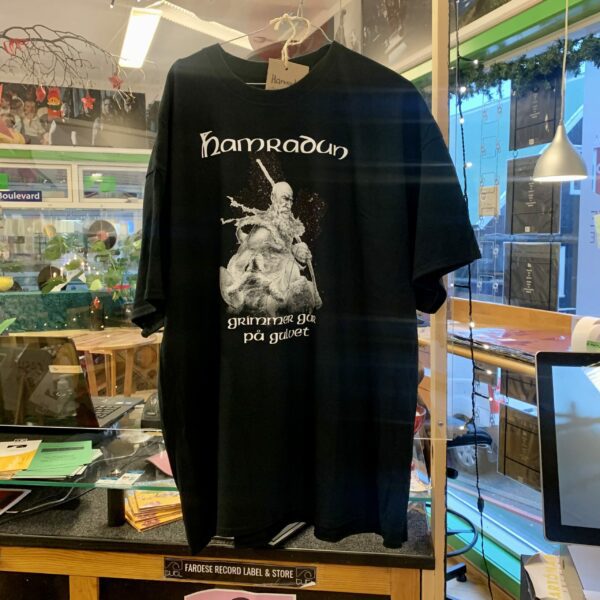 "Grimmer går på gulvet" T-Shirt - Hamradun