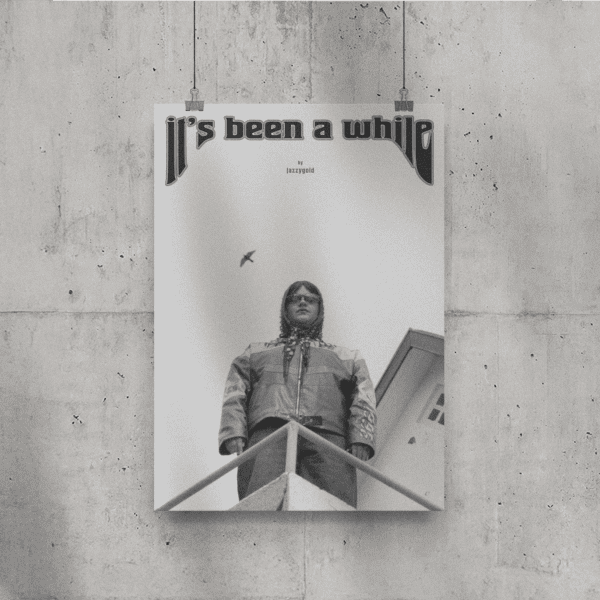 jazzygold poster ep release music tónleikur mock up